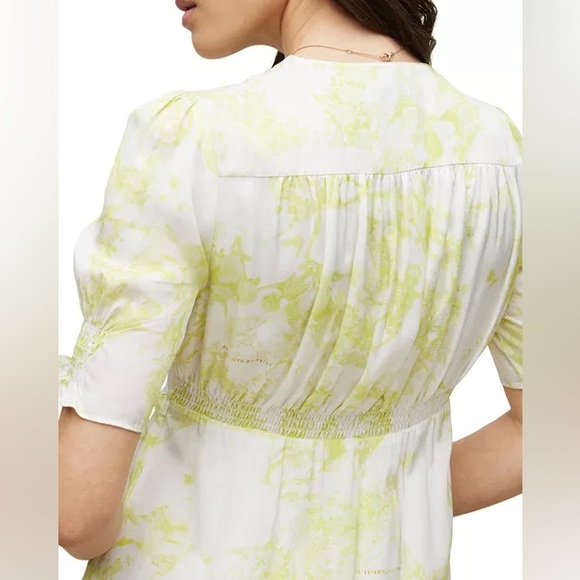 ALL SAINTS Demi Marama Dress-Citrus - Picture 6 of 9